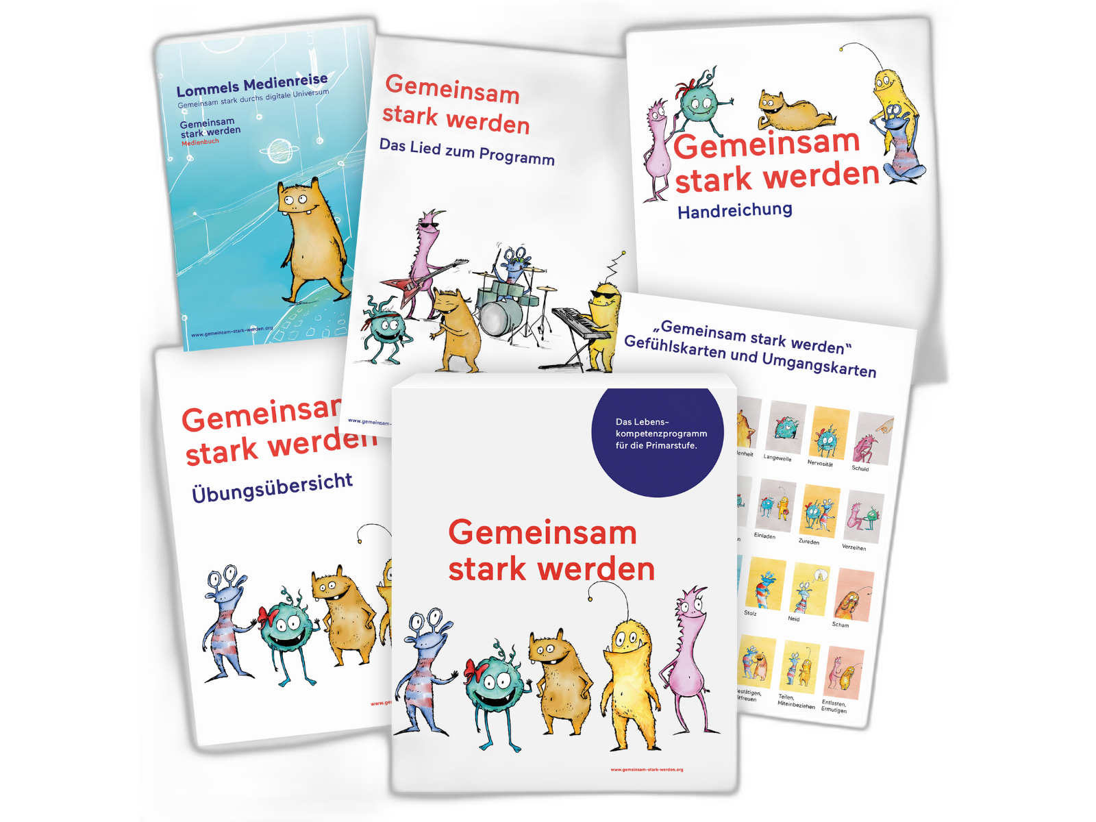 Primarmappe mit Arbeitsmaterialien des Lebenskompetenzprogramms Gemeinsam stark werden